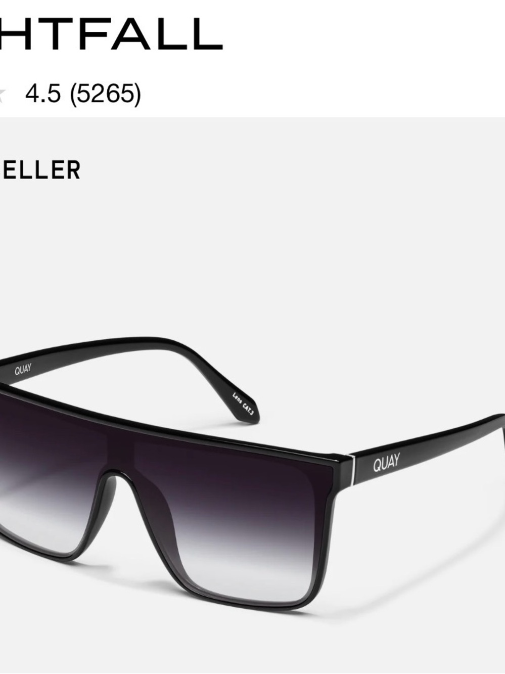 QUAY polarized Nightfall Sunglasses